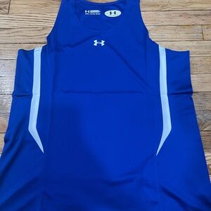 Under Armour Royal Blue Tank Top with White Logo